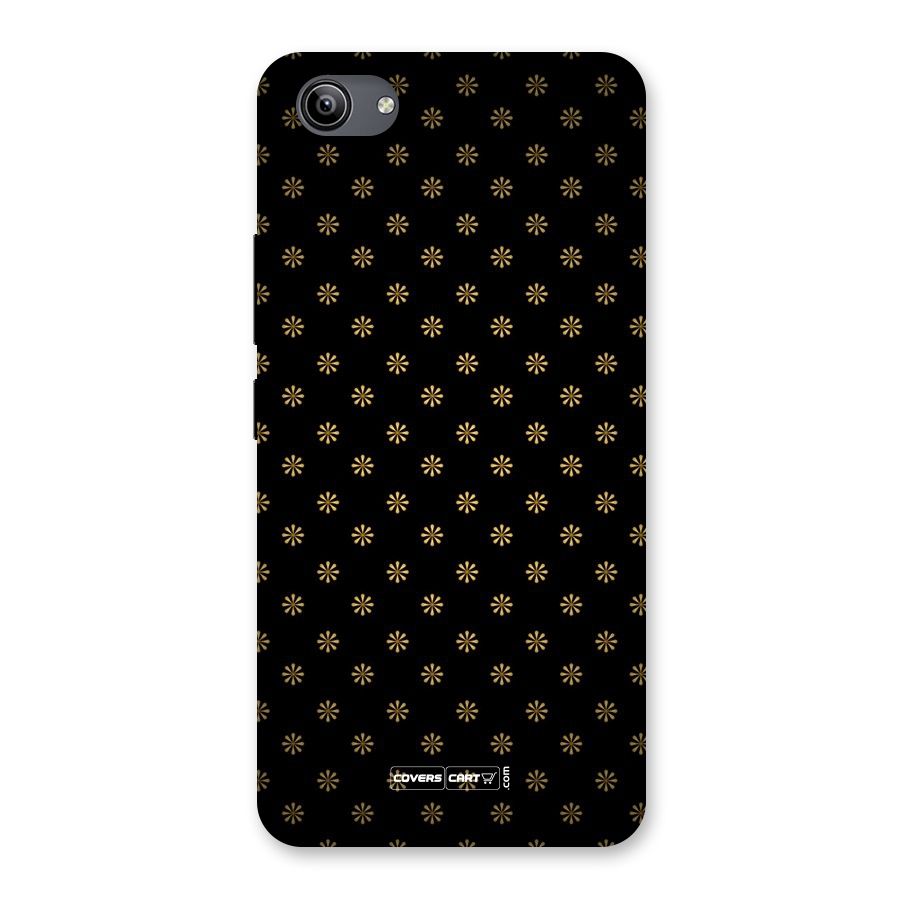 Golden Flowers Back Case for Vivo Y81i