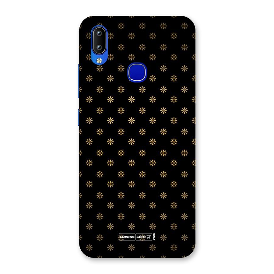 Golden Flowers Back Case for Vivo Y91