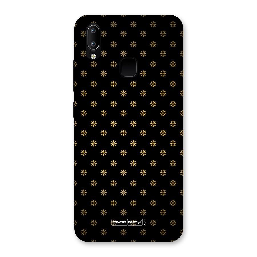 Golden Flowers Back Case for Vivo Y93