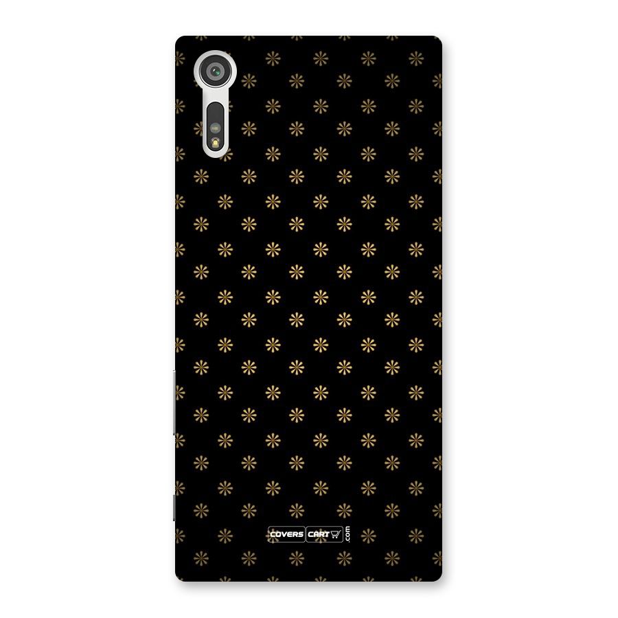 Golden Flowers Back Case for Xperia XZ