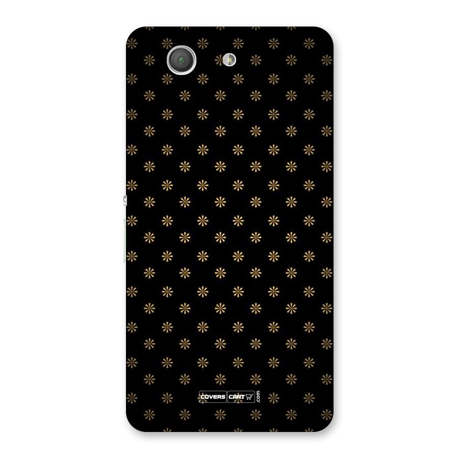 Golden Flowers Back Case for Xperia Z3 Compact