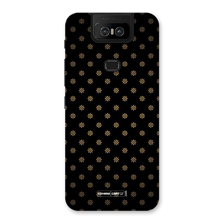 Golden Flowers Back Case for Zenfone 6z