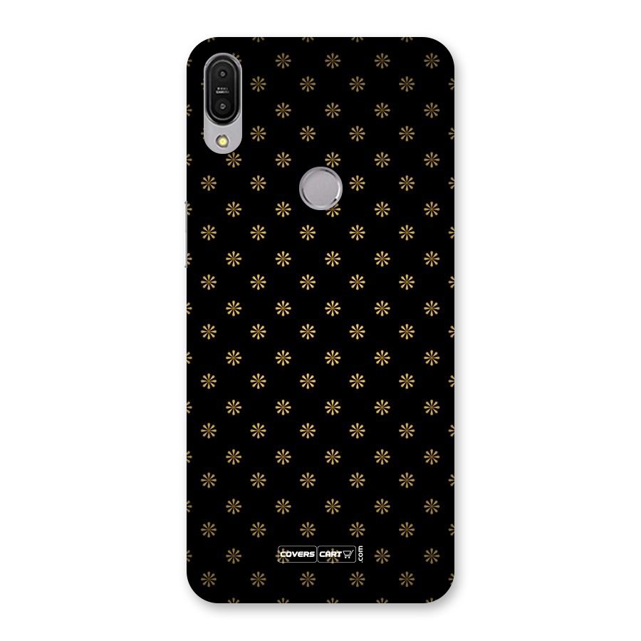 Golden Flowers Back Case for Zenfone Max Pro M1