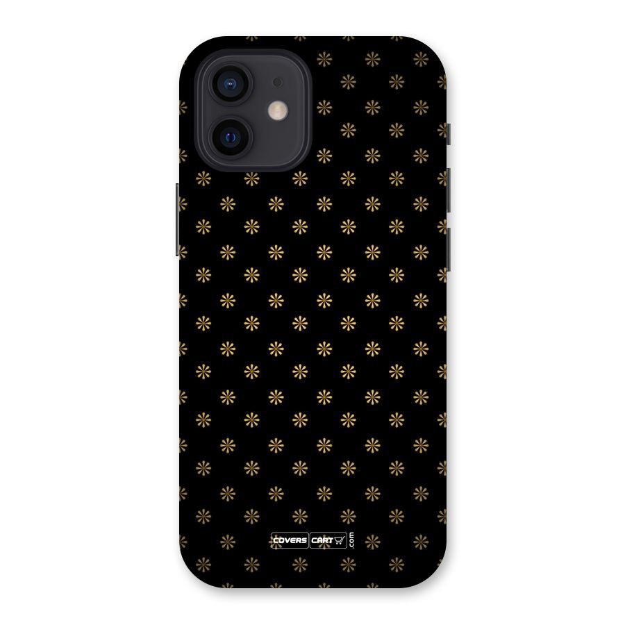 Golden Flowers Back Case for iPhone 12