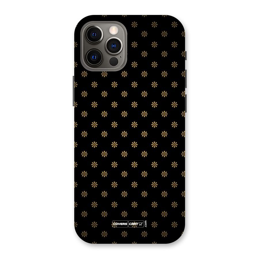 Golden Flowers Back Case for iPhone 12 Pro