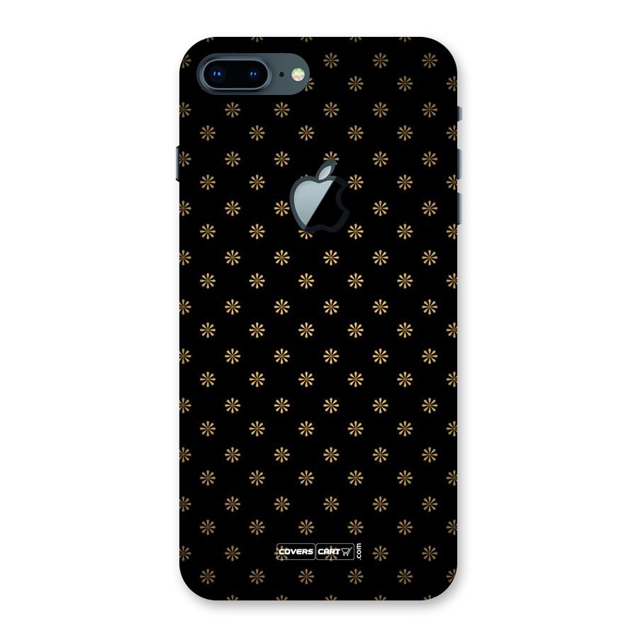 Golden Flowers Back Case for iPhone 7 Plus Apple Cut