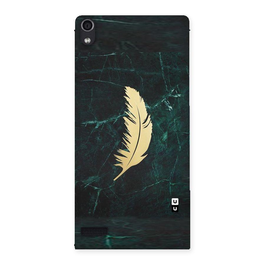 Golden Leaf Back Case for Ascend P6