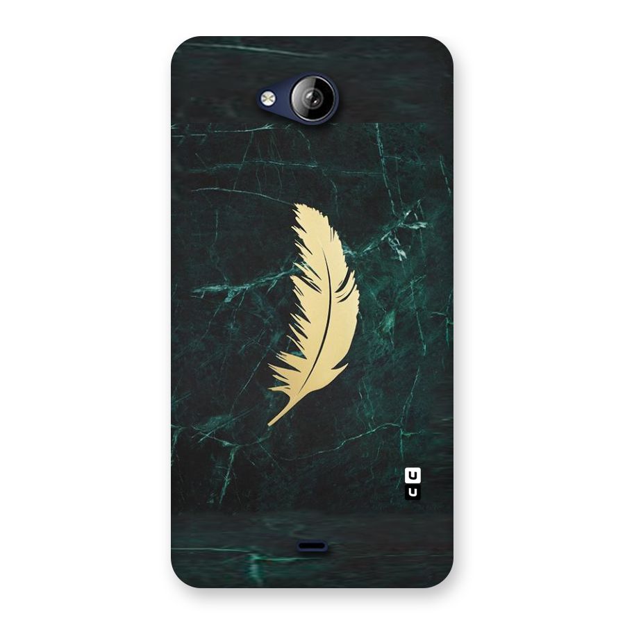 Golden Leaf Back Case for Canvas Play Q355