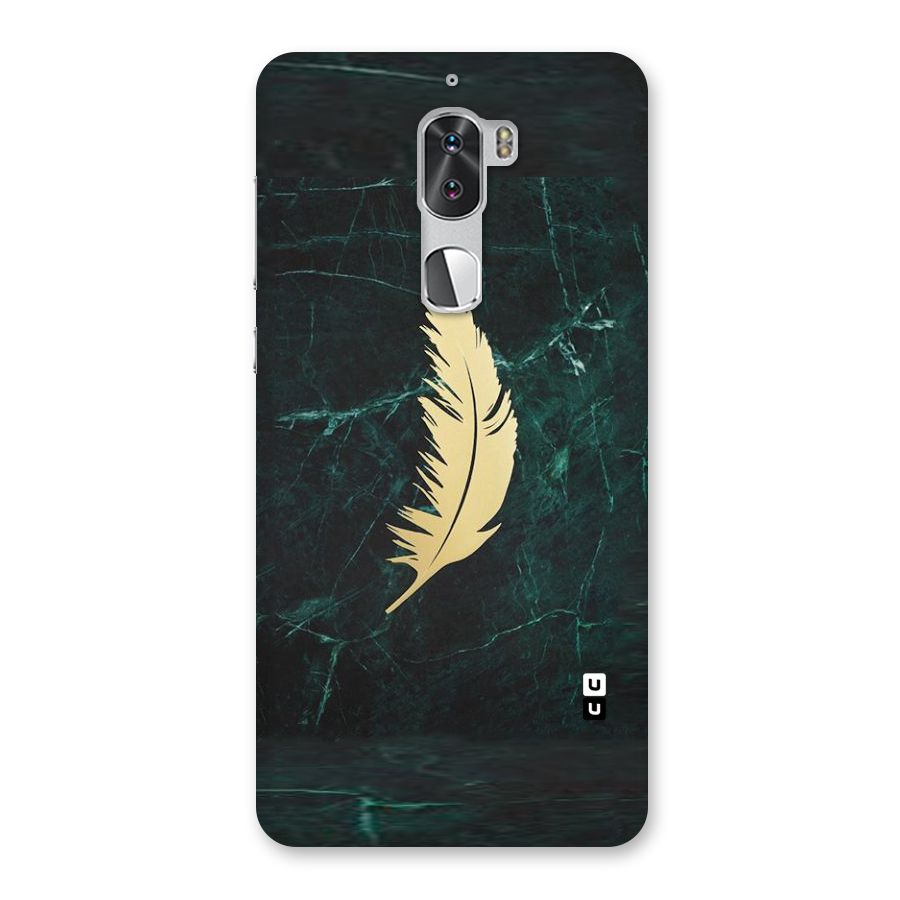 Golden Leaf Back Case for Coolpad Cool 1