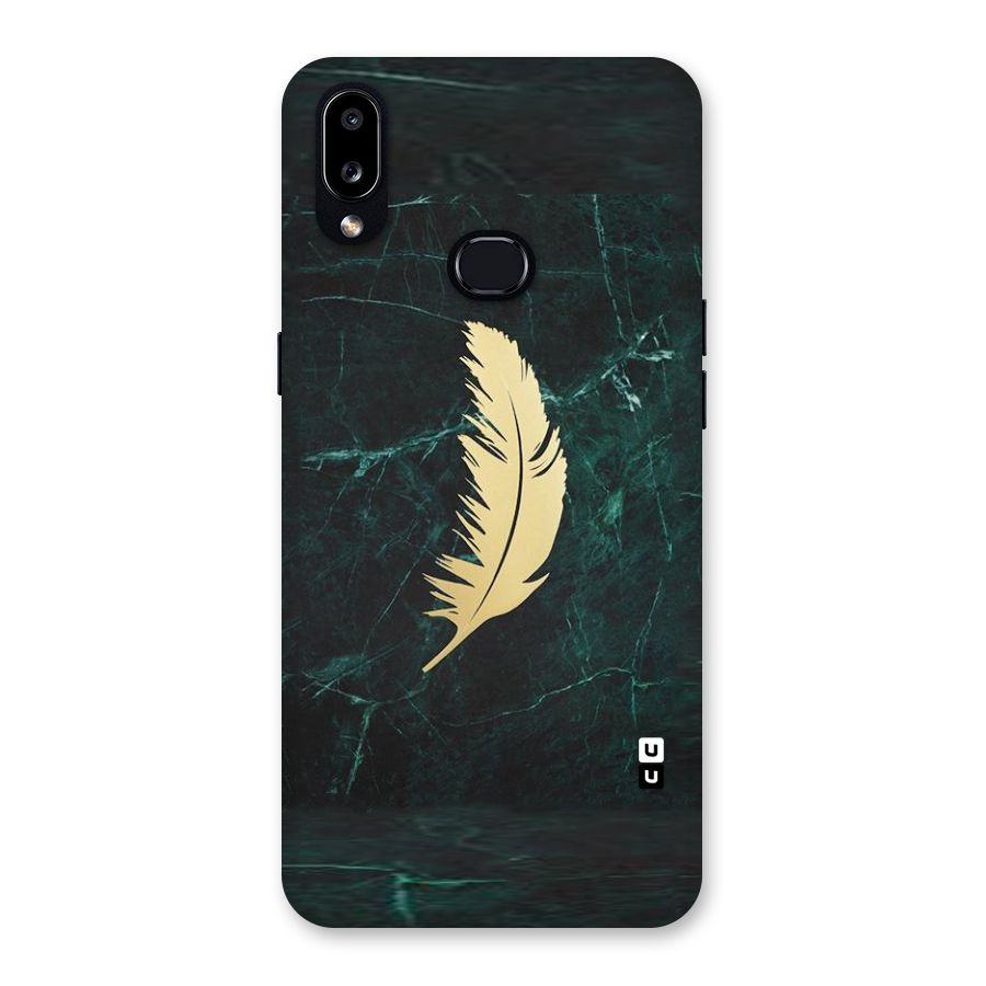 Golden Leaf Back Case for Galaxy A10s