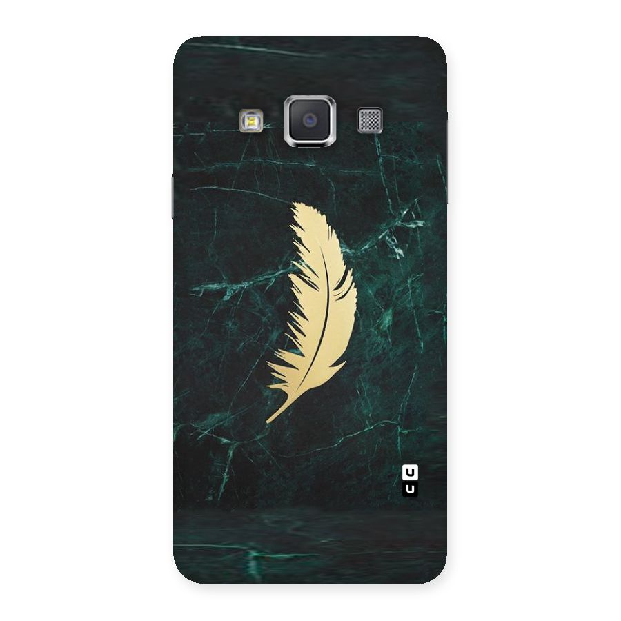 Golden Leaf Back Case for Galaxy A3