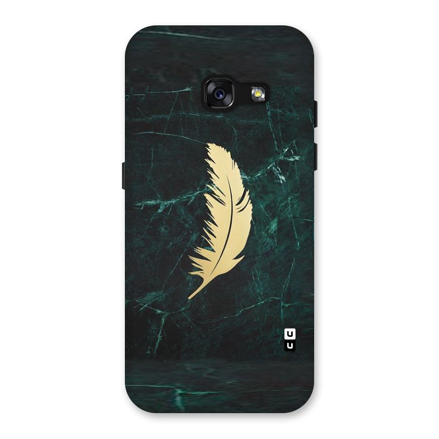 Golden Leaf Back Case for Galaxy A3 (2017)
