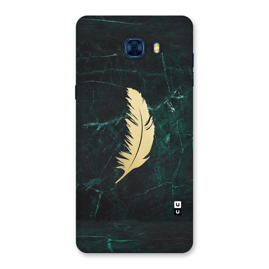 Golden Leaf Back Case for Galaxy C7 Pro