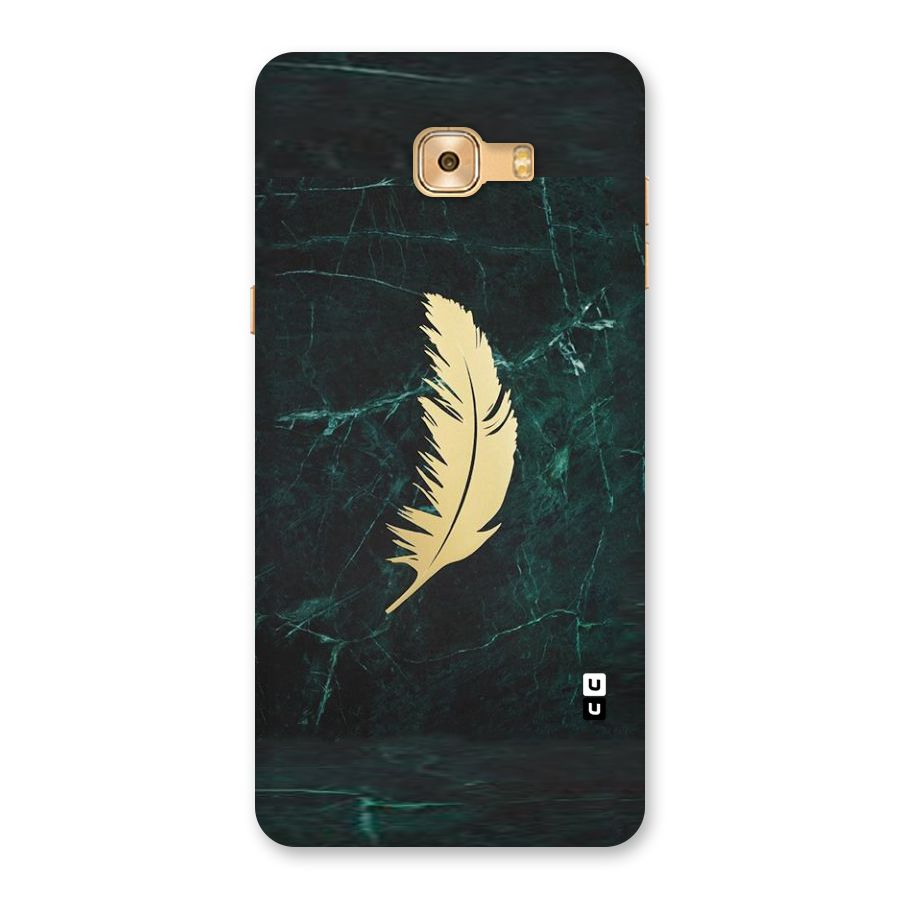 Golden Leaf Back Case for Galaxy C9 Pro