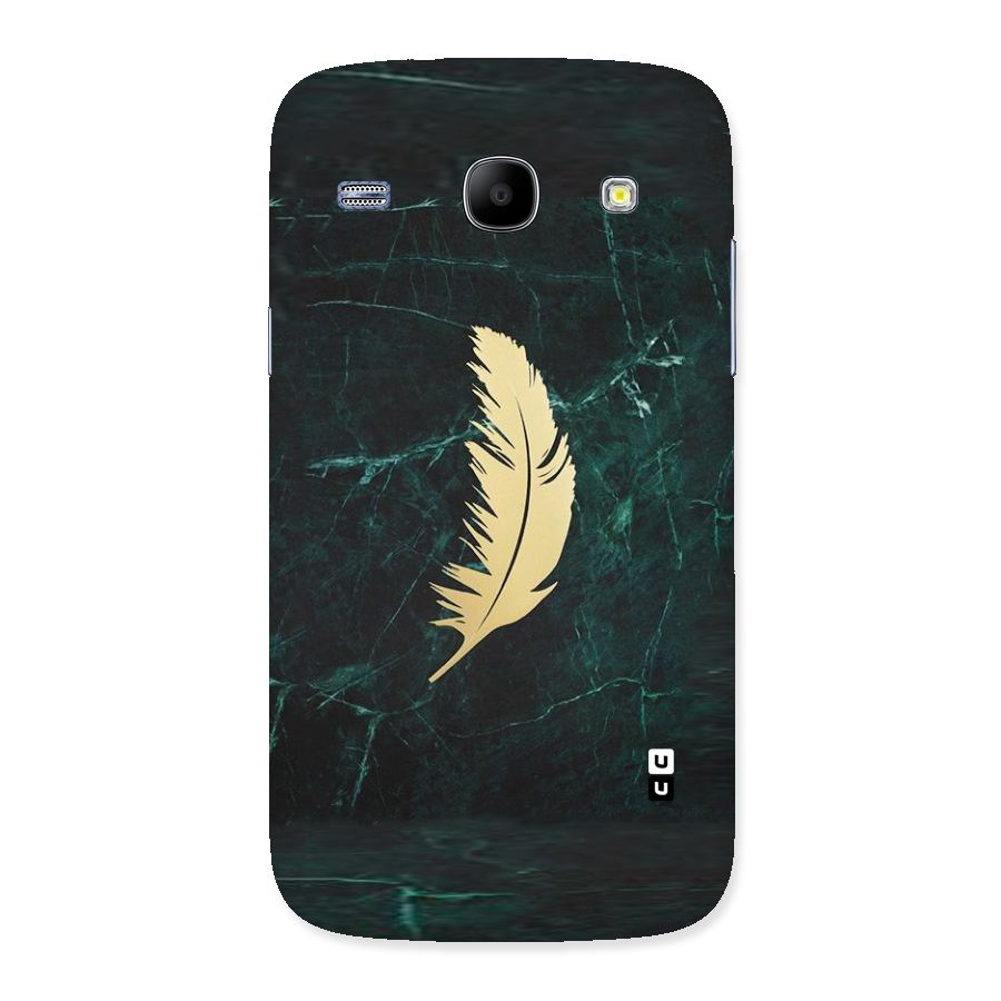 Golden Leaf Back Case for Galaxy Core