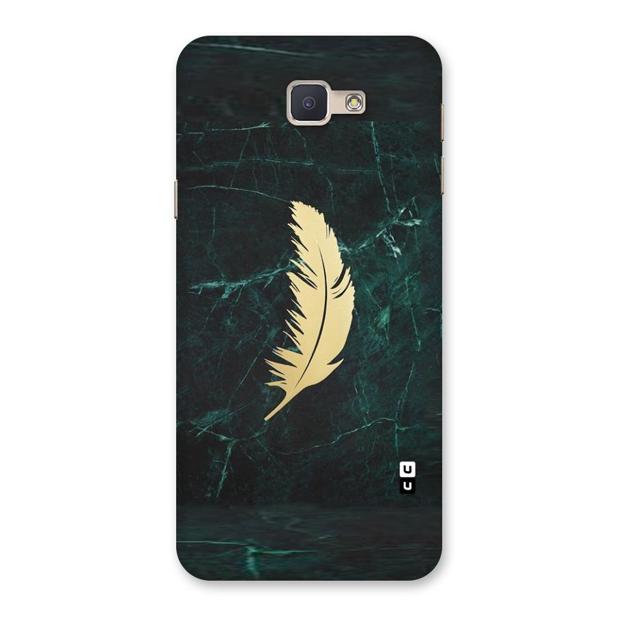 Golden Leaf Back Case for Galaxy J5 Prime