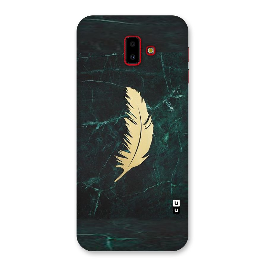 Golden Leaf Back Case for Galaxy J6 Plus