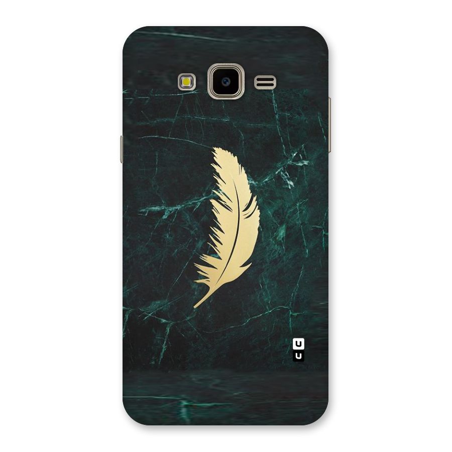 Golden Leaf Back Case for Galaxy J7 Nxt