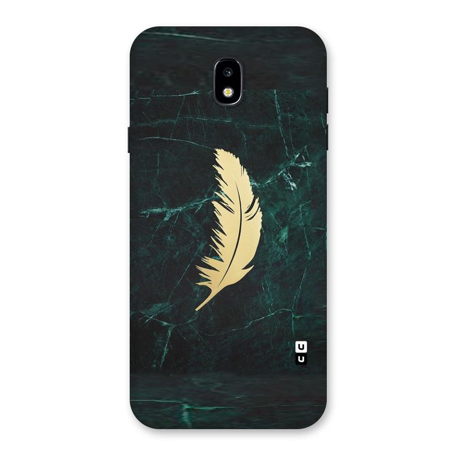 Golden Leaf Back Case for Galaxy J7 Pro