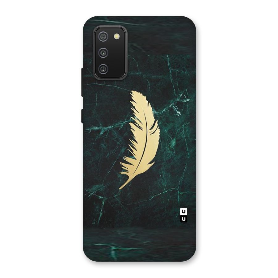 Golden Leaf Back Case for Galaxy M02s