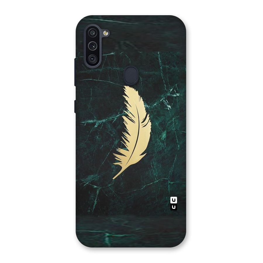 Golden Leaf Back Case for Galaxy M11