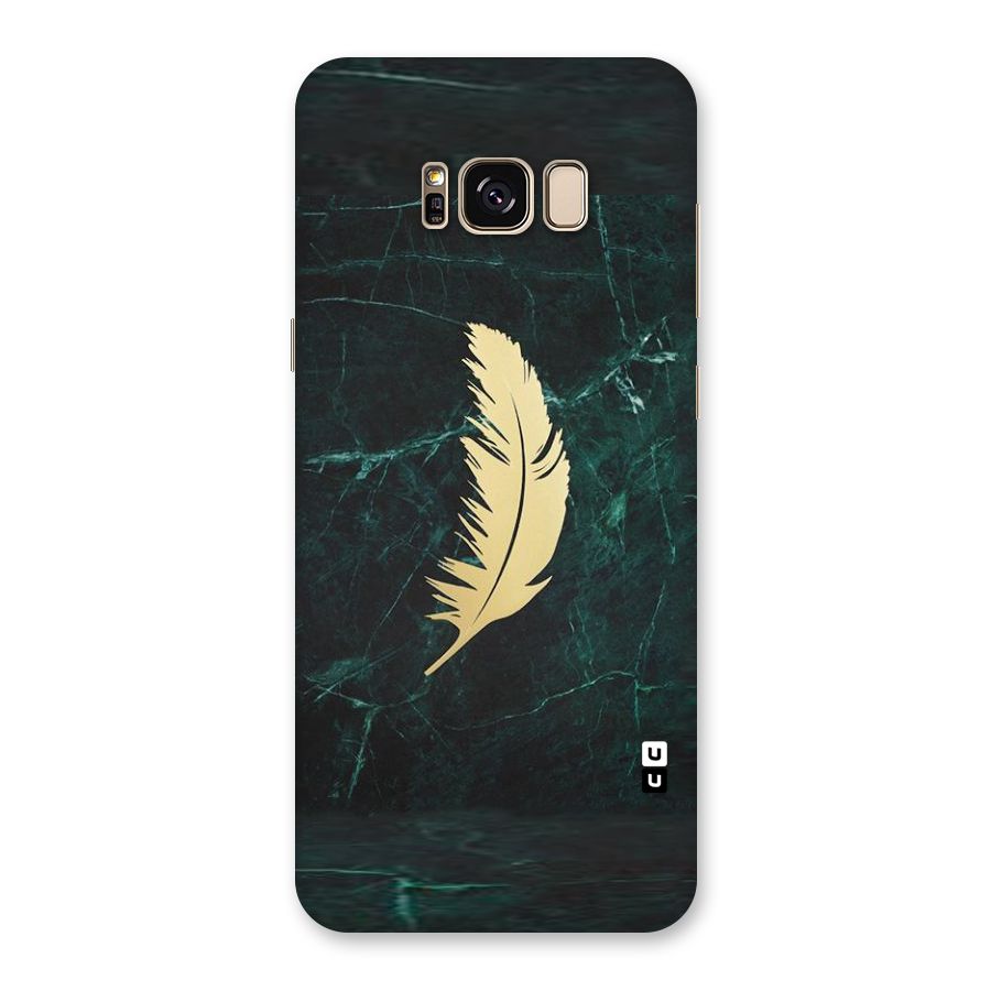 Golden Leaf Back Case for Galaxy S8 Plus