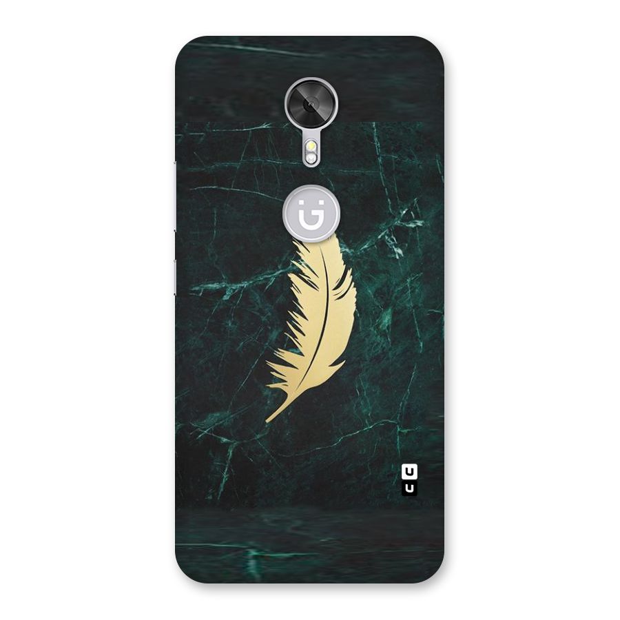 Golden Leaf Back Case for Gionee A1