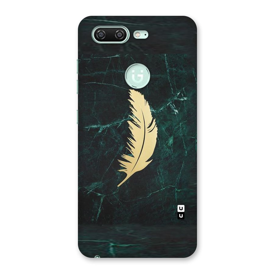 Golden Leaf Back Case for Gionee S10