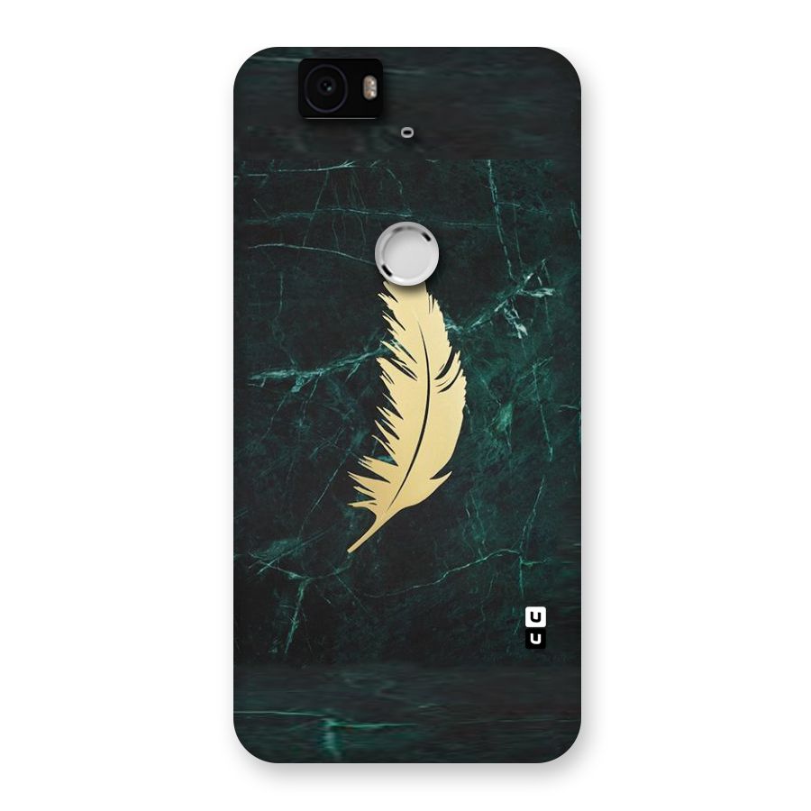 Golden Leaf Back Case for Google Nexus-6P