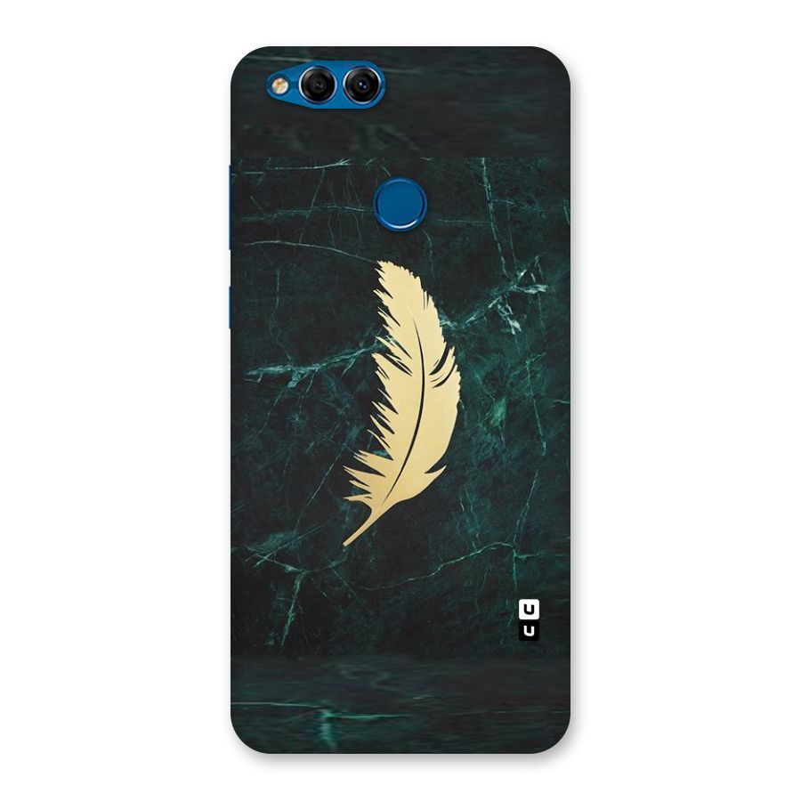 Golden Leaf Back Case for Honor 7X