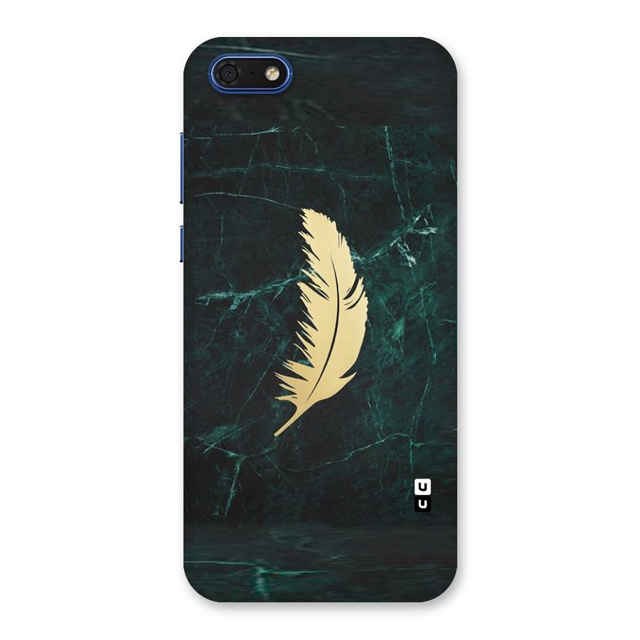 Golden Leaf Back Case for Honor 7s