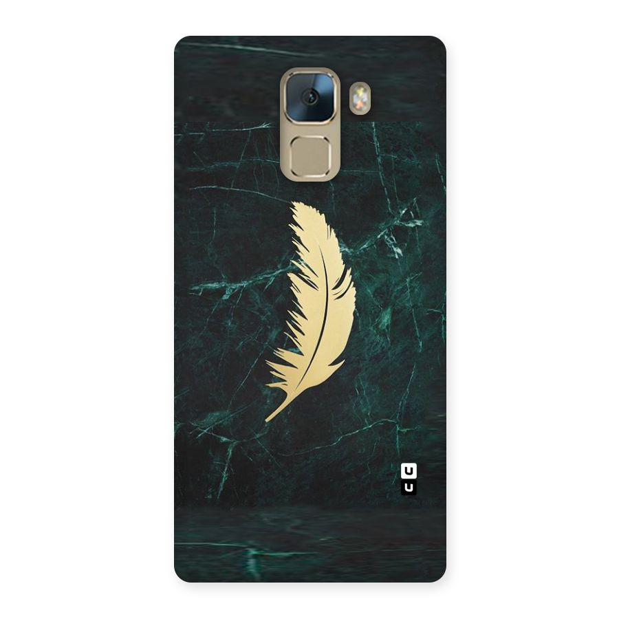 Golden Leaf Back Case for Huawei Honor 7