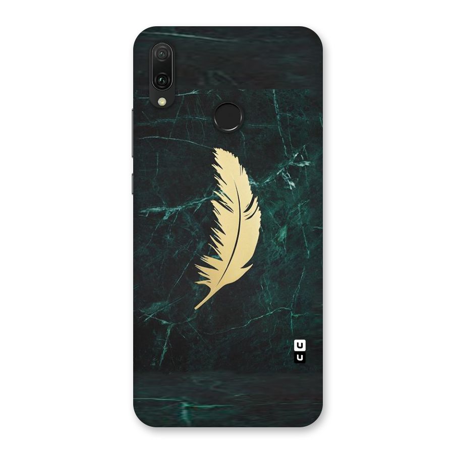 Golden Leaf Back Case for Huawei Y9 (2019)