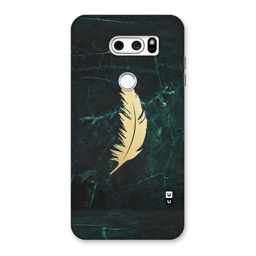 Golden Leaf Back Case for LG V30