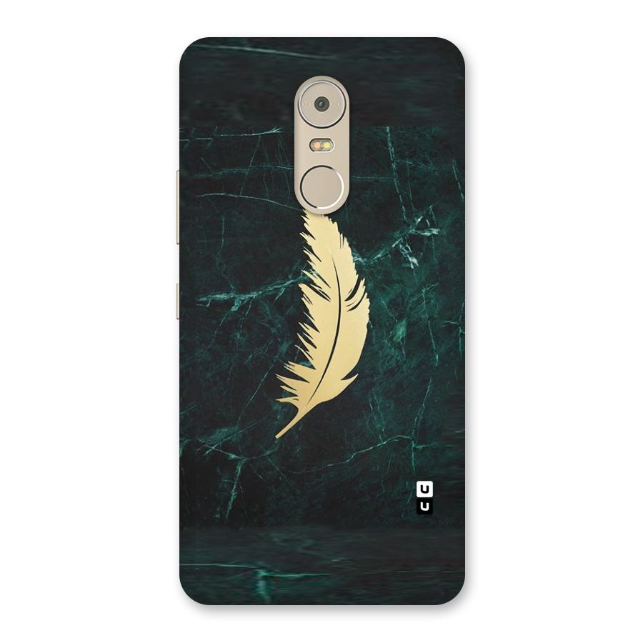 Golden Leaf Back Case for Lenovo K6 Note