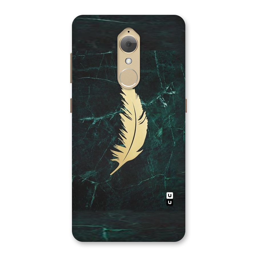 Golden Leaf Back Case for Lenovo K8