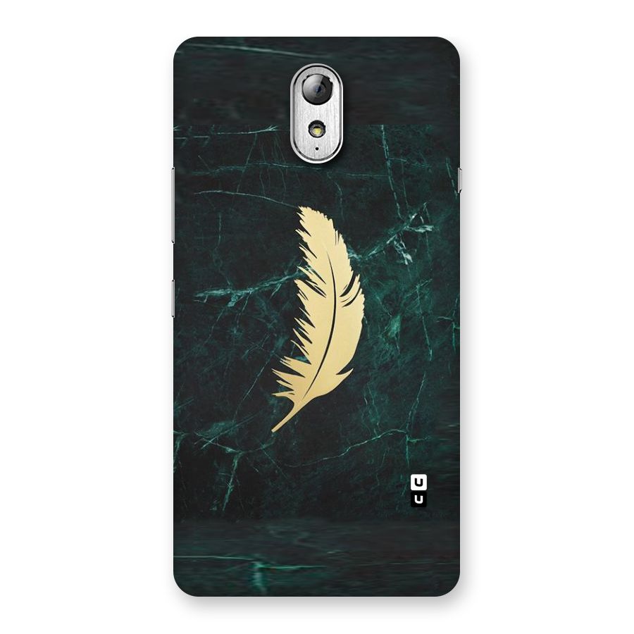 Golden Leaf Back Case for Lenovo Vibe P1M