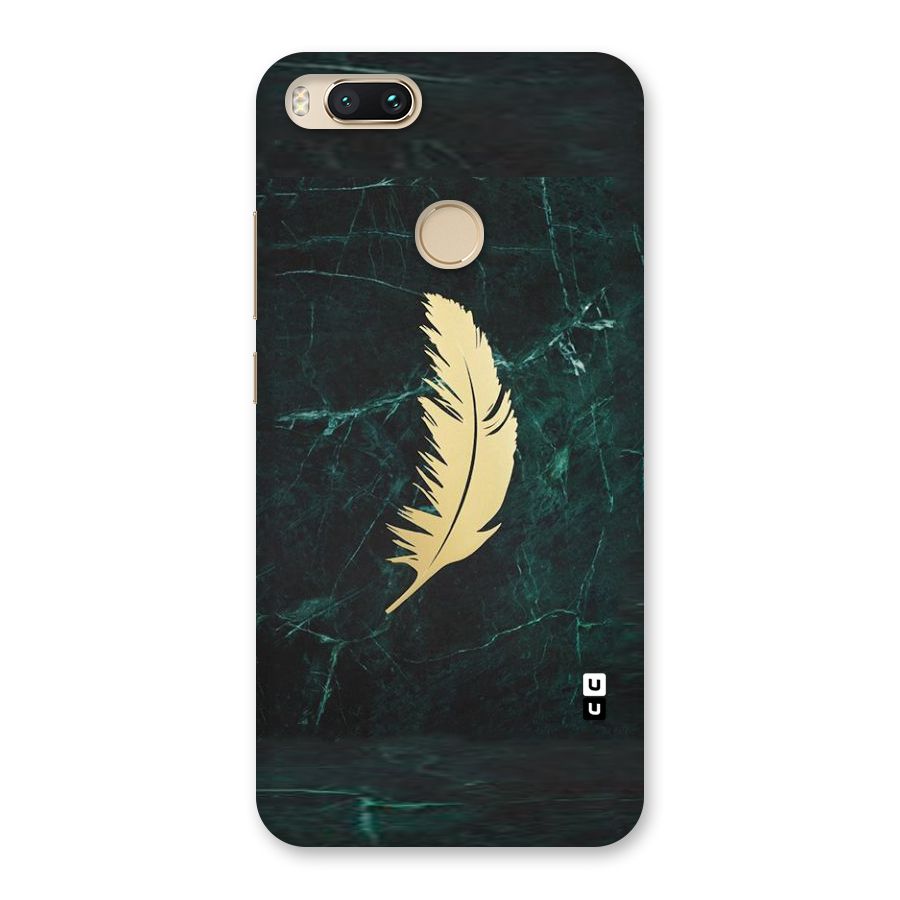 Golden Leaf Back Case for Mi A1