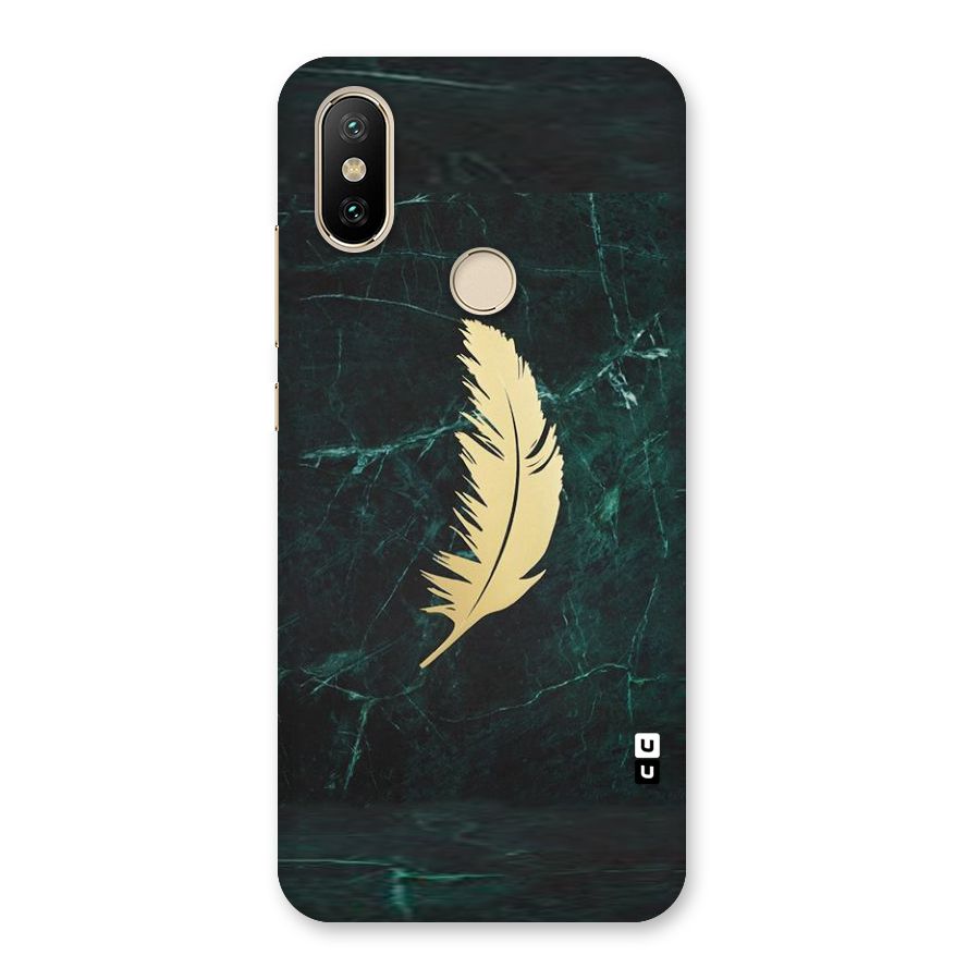 Golden Leaf Back Case for Mi A2