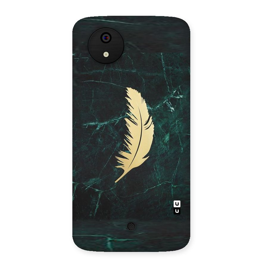 Golden Leaf Back Case for Micromax Canvas A1