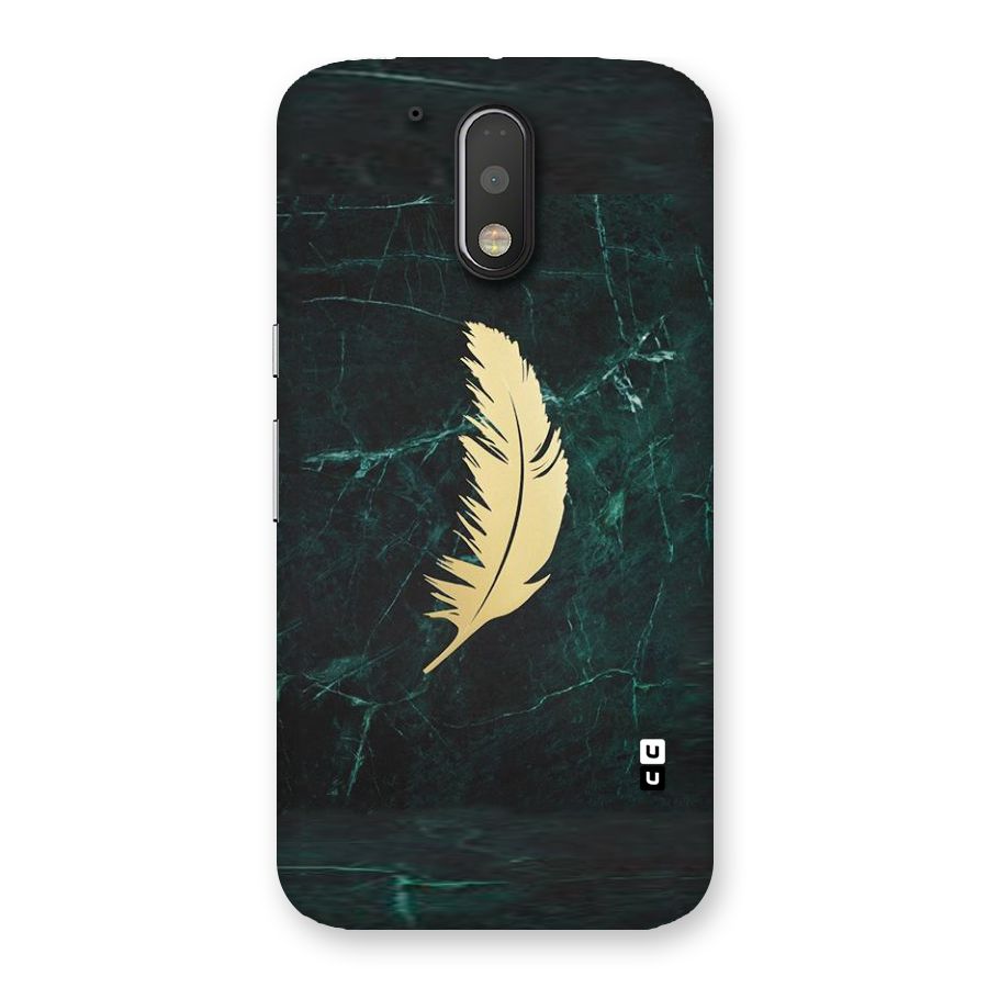 Golden Leaf Back Case for Motorola Moto G4 Plus