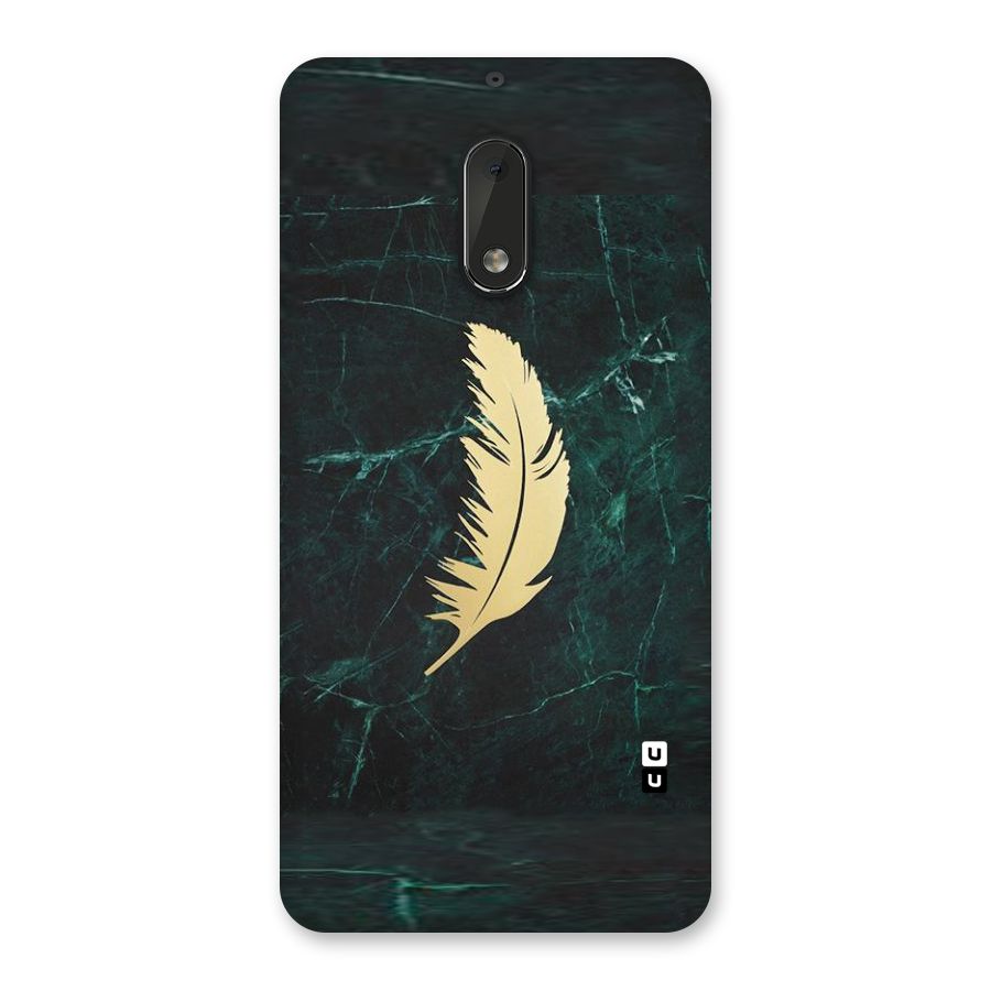 Golden Leaf Back Case for Nokia 6