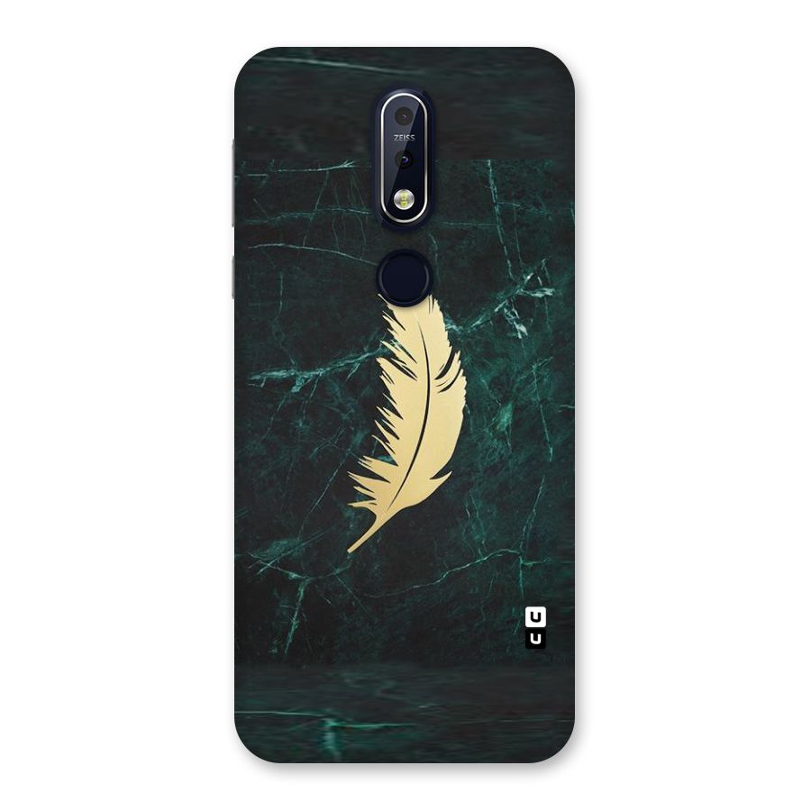 Golden Leaf Back Case for Nokia 7.1