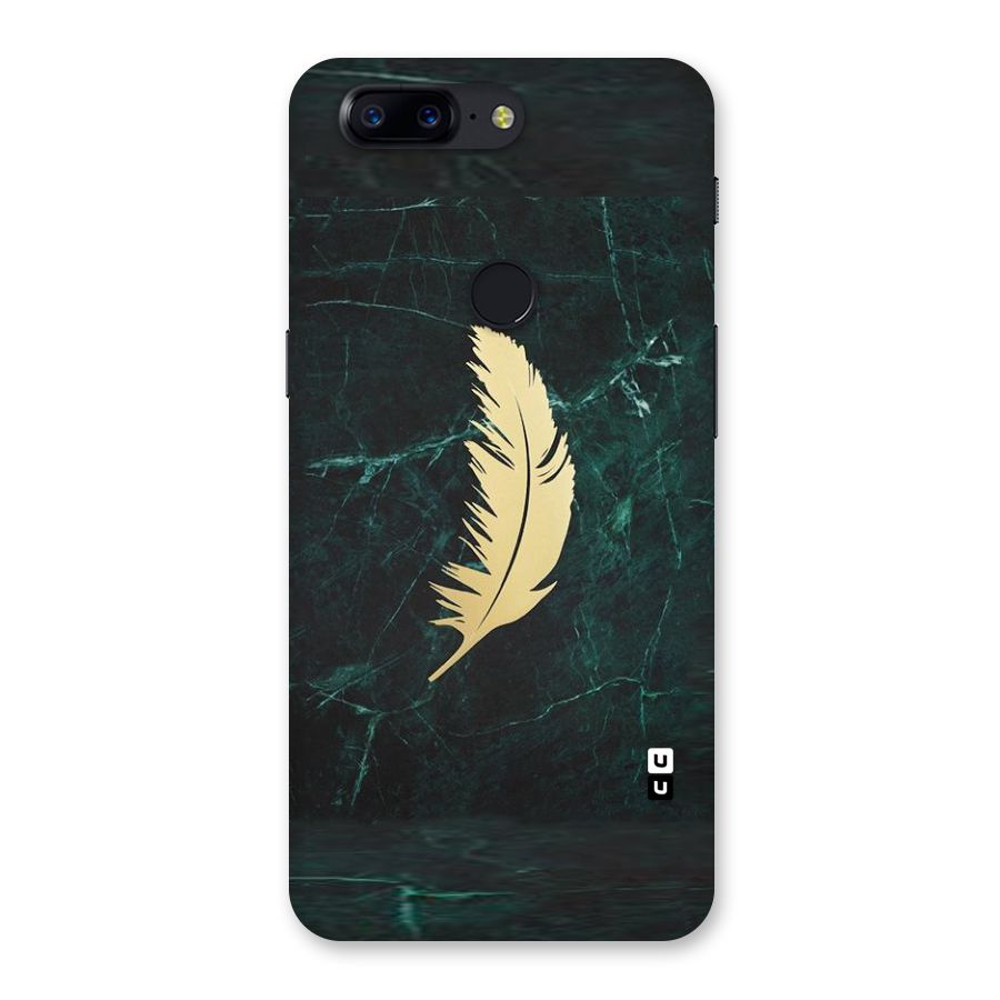 Golden Leaf Back Case for OnePlus 5T