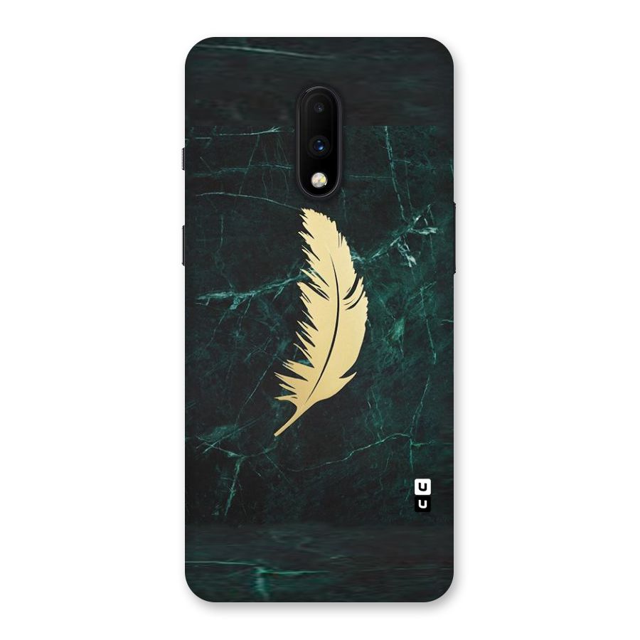 Golden Leaf Back Case for OnePlus 7