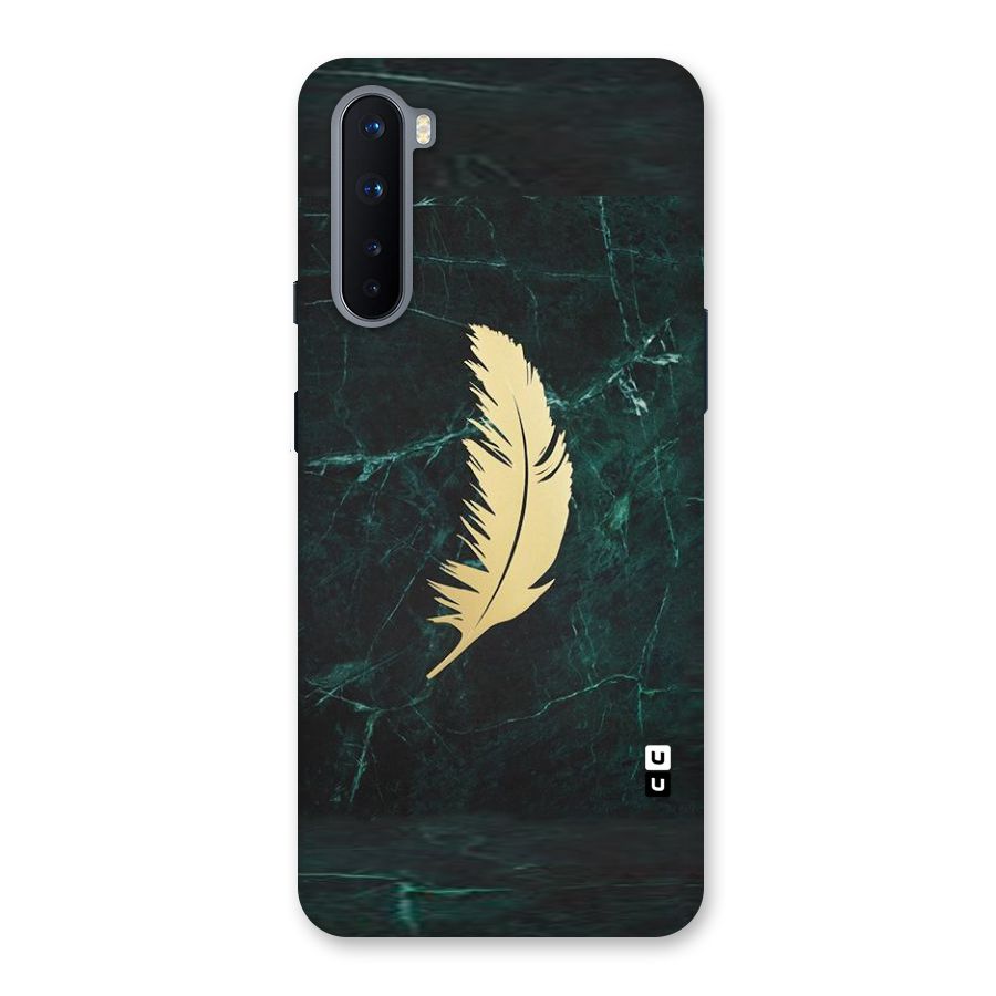 Golden Leaf Back Case for OnePlus Nord