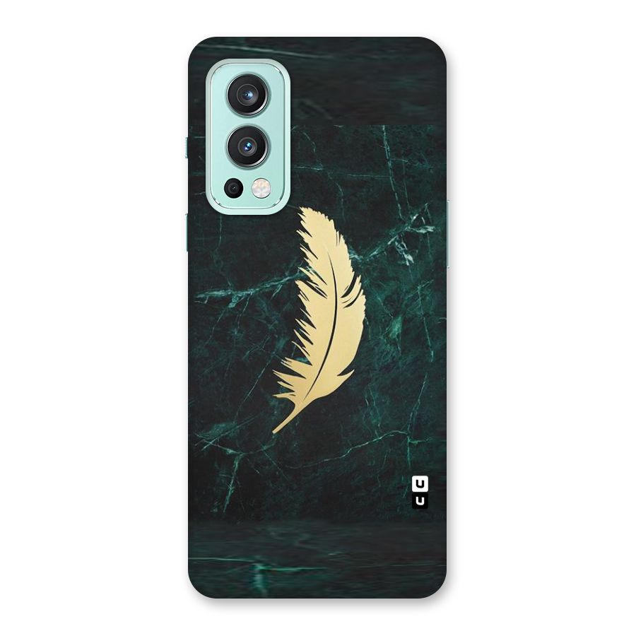 Golden Leaf Back Case for OnePlus Nord 2 5G