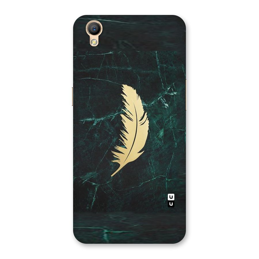 Golden Leaf Back Case for Oppo A37