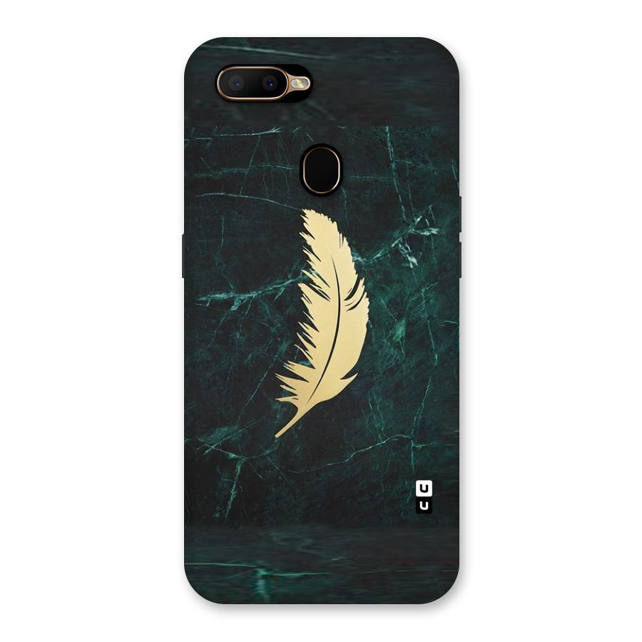 Golden Leaf Back Case for Oppo A5s