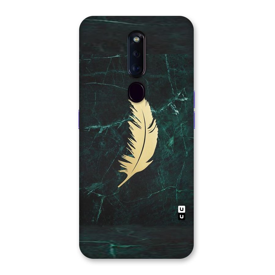 Golden Leaf Back Case for Oppo F11 Pro